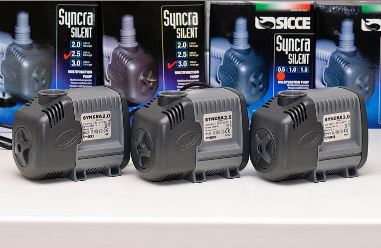 Bombas Sicce Syncra Silent (Toda la gama, de 700 a 5000 l/h) 1 Bombas Sicce Syncra Silent (Toda la gama, de 700 a 5000 l/h)